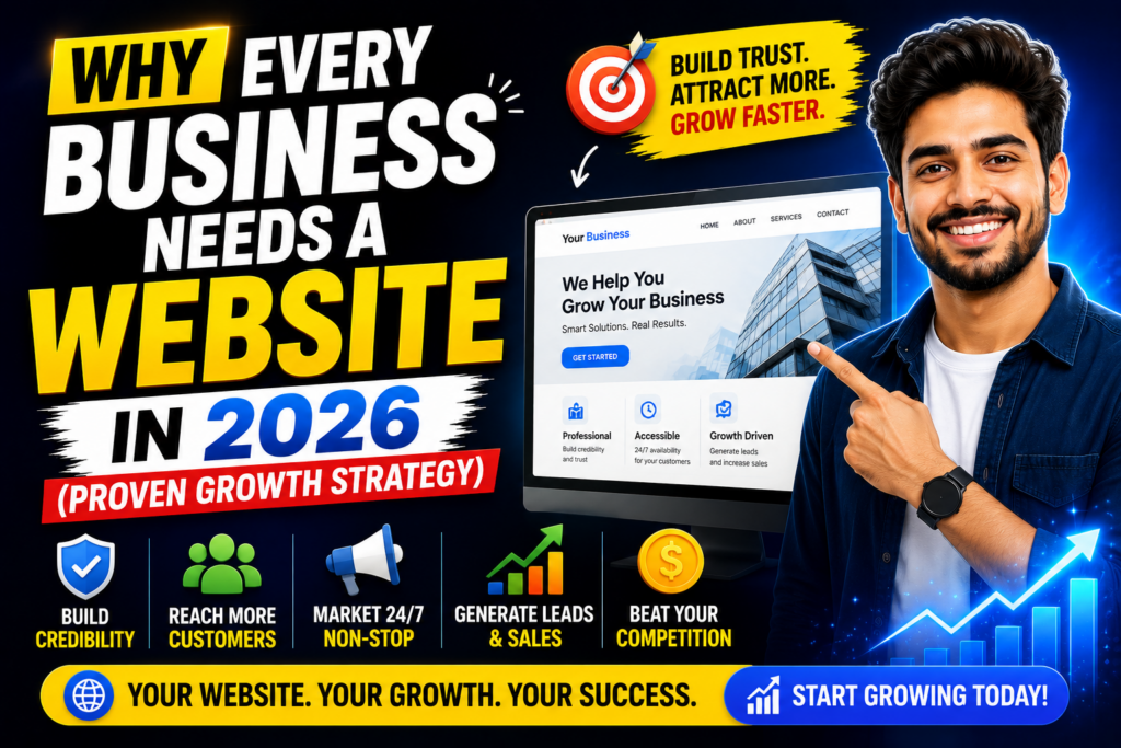 Why Every Business Needs a Website in 2026 (Proven Growth Strategy) | Digital Arkam