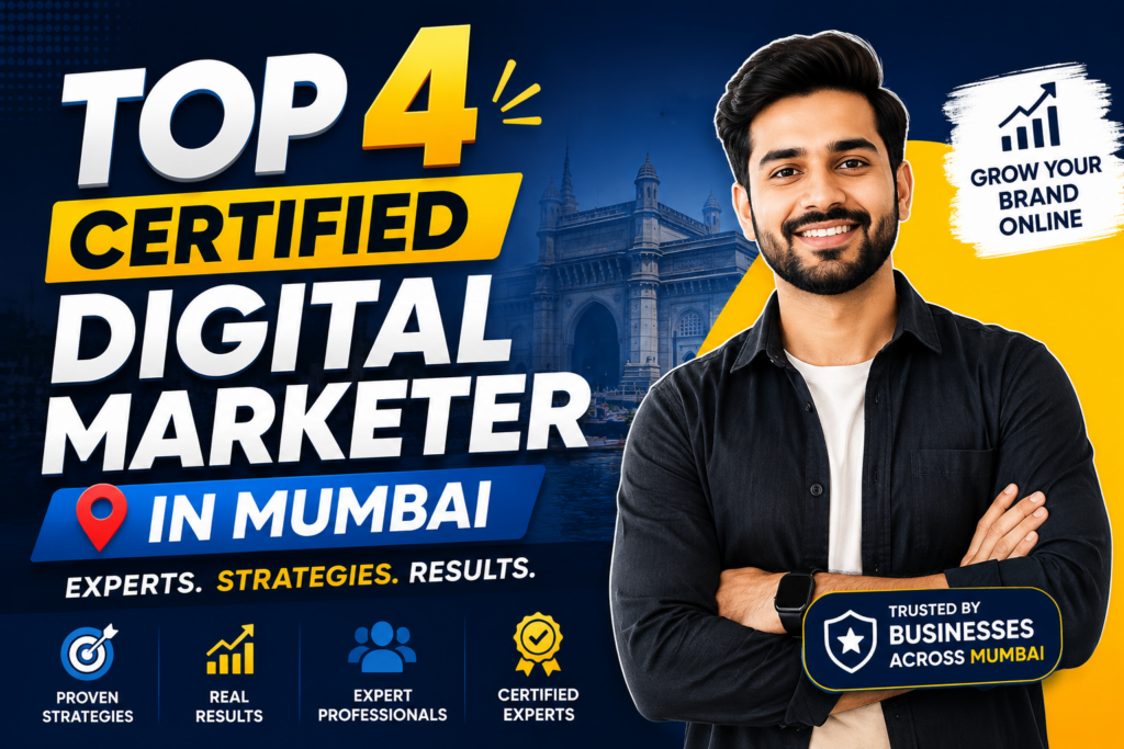 Top 4 Certified Digital Marketer in Mumbai